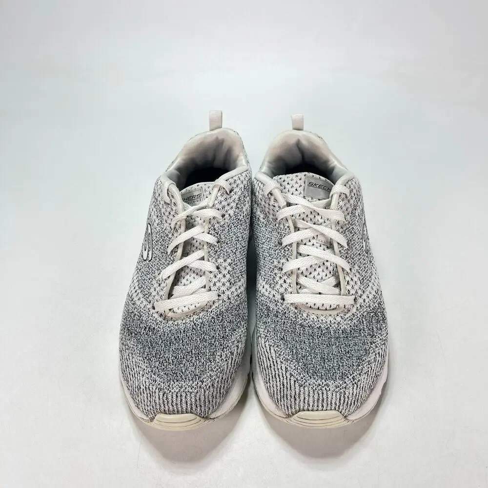 Skechers Skech-Air Extreme Not Alone White Black Sneakers 12921 Women's Size 7